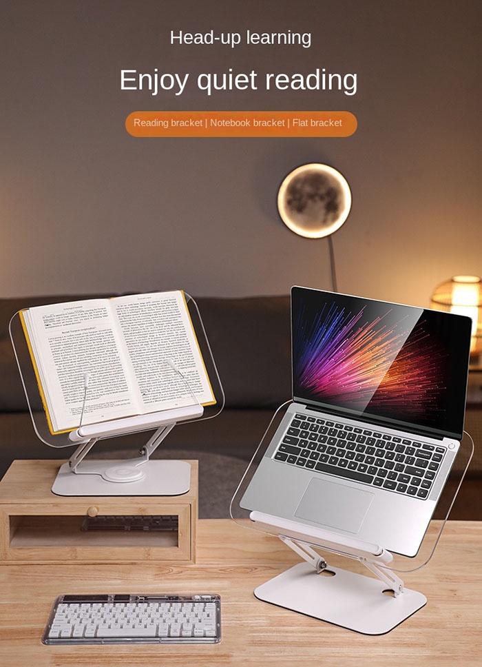 Multi-fuctional Laptop Stand Book Stand