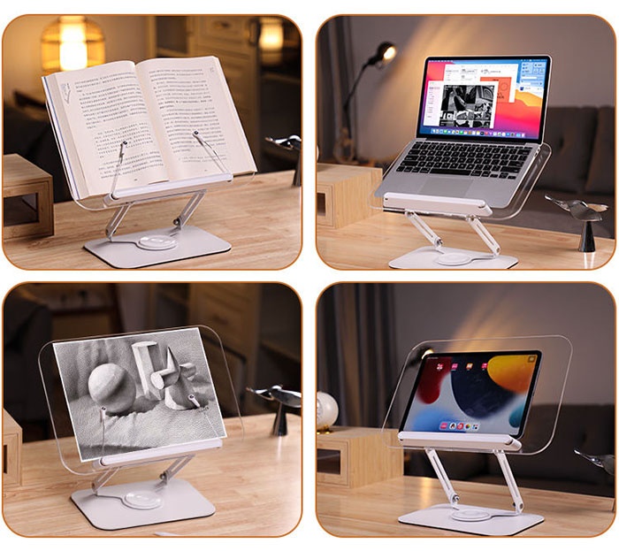 Multi-fuctional Laptop Stand Book Stand