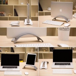 Aluminium Laptop Stand Vertical Bracket Notebook
