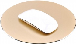 Premium Aluminum Round Mouse Pad