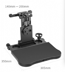 Folding Multifunctional ABS Car Rear Seat Backrest with Adjustable Small Table Panel and Anti slip Pad